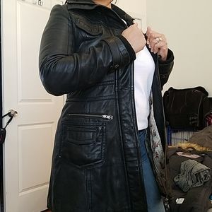 MISS TOP GUN | Real leather jacket